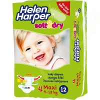 Подгузники Helen Harper 230853 Babydiaper Soft & Dry maxi 9-18 кг 12 шт