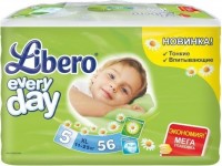 Одноразовые подгузники Libero Everyday 5 (11-25 кг) 56 шт.