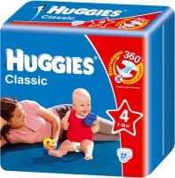 Одноразовые подгузники Huggies Classic Conv Pack 7-18 кг 27 шт