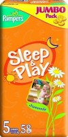 Одноразовые подгузники Pampers Sleep and Play Junior 11-25 кг 58 шт 203582