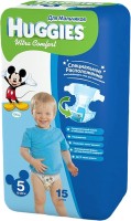 Одноразовые подгузники Huggies Ultra Comfort Conv Pack 12-22 кг 15 шт для мальчиков