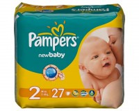 Одноразовые подгузники Pampers New baby Mini 3-6 кг 27 шт 264453