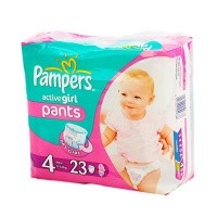 Одноразовые трусики-подгузники Pampers Active girl Maxi 9-14 кг 23 шт 255338