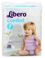 Одноразовые подгузники Libero Comfort 7 ХL (15-30 кг) 28 шт