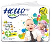 Подгузники Hello baby Maxi 4 7-18 kg 66