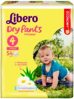 Одноразовые трусики-подгузники Libero Dry Pants Maxi 7-11кг 54шт 5567