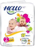 Одноразовые подгузники Hello baby Mini 2 3-6 kg 17