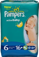 Одноразовые подгузники Pampers Active Baby Extra Large 15+кг 16 шт