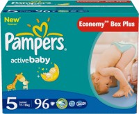 Одноразовые подгузники Pampers Active baby Junior 11-18 кг 96 шт