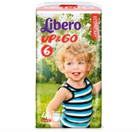 Одноразовые подгузники Libero Up&Go XL 13-20кг 44шт 5515