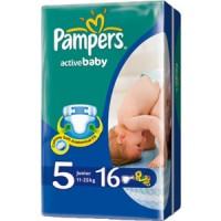 Одноразовые подгузники Pampers Active baby Junior 11-25 кг 16 шт 003043