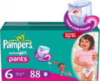 Одноразовые трусики-подгузники Pampers Active Girl Extra Large 16+кг 88шт