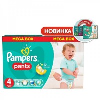 Одноразовые трусики-подгузники Pampers Pants Maxi Мега 9-14 кг 104 шт