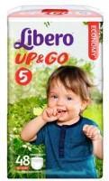 Одноразовые трусики-подгузники Libero Up & Go 10-14 кг 48 шт