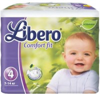 Одноразовые подгузники Libero Comfort Fit Ecotech Maxi 7-14 кг 60 шт