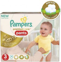 Одноразовые трусики-подгузники Pampers Premium Care Midi 6-11 кг 28 шт