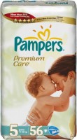 Одноразовые подгузники Pampers Premium care Junior 11-25 кг 56 шт