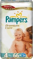 Одноразовые подгузники Pampers Premium Care Maxi 7-14 кг 66 шт