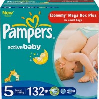 Одноразовые подгузники Pampers Active baby Junior 11-18 кг 132 шт