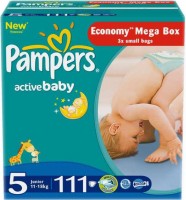 Одноразовые подгузники Pampers Active baby Junior 11-18 кг 111 шт