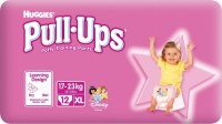 Одноразовые подгузники Huggies Pull-Ups для девочек XL (17-23 кг) 12 шт