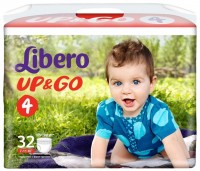 Одноразовые трусики-подгузники Libero Up & Go 7-11 кг 32 шт