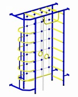Детский спортивный комплекс ПКФ ТМКН Пионер 9М Синий жёлтый
