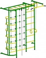 Детский спортивный комплекс ПКФ ТМКН Пионер С5С Зеленый желтый