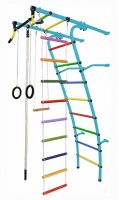 Детский спортивный комплекс Формула здоровья Стелла-2С Плюс Голубой радуга