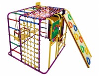 Уличный детский спортивный комплекс Формула здоровья Кубик У плюс Фиолетовый радуга