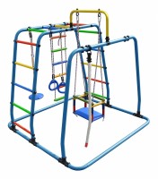 Уличный детский спортивный комплекс Формула здоровья Игрунок Т плюс Голубой радуга