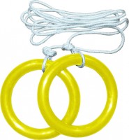 Гимнастические кольца Формула здоровья КГ01А Желтые