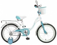 Детский велосипед Novatrack Butterfly 16 (2016) White blue
