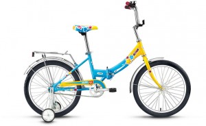 Детский велосипед для девочек Altair City Girl 20 compact 13 (2017) Yellow blue