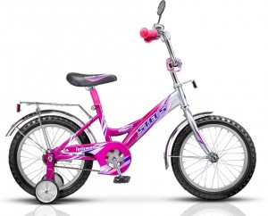 Детский велосипед для девочек Stels Talisman 10.5 (2017) White pink