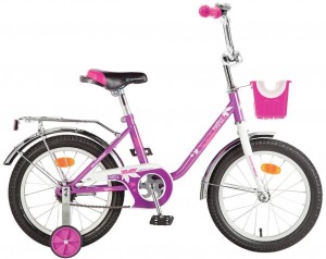 Детский велосипед для девочек Novatrack Maple 16 (2017) Purple