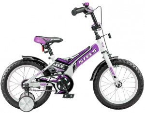 Детский велосипед для девочек Stels Jet 12 8 V020 (2017) White violet