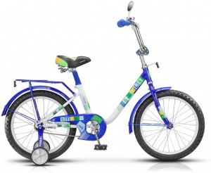Детский велосипед Stels Flash 10.5 (2016) Blue white