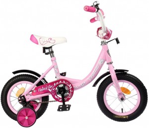 Детский велосипед для девочек Graffiti Fashion girl Rus 12 (2017) Pink