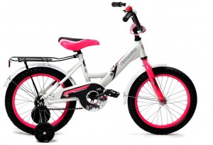 Детский велосипед для девочек MTR Мультяшка Multi 20 KG2006 White pink