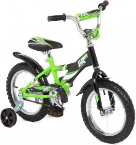 Детский велосипед для мальчиков Leader Kids G14BD622 Green black