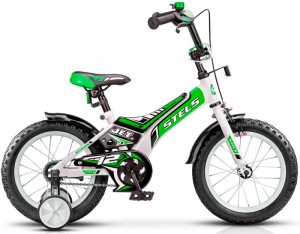 Детский велосипед Stels Jet 12 8 V021 (2017) White green