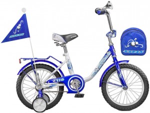 Детский велосипед для мальчиков Stels Pilot 110 8.5 (2015) White blue