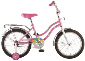 Детский велосипед для девочек Novatrack Tetris 18 (2018) Pink