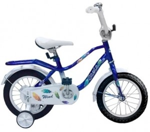 Детский велосипед для девочек Stels Wind 9.5 (2017) Blue