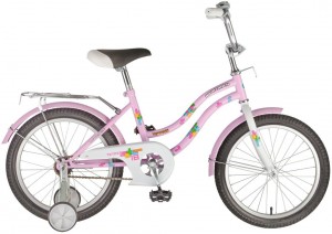 Детский велосипед для девочек Novatrack Tetris 18 (2017) Pink