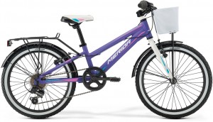 Детский велосипед для девочек Merida Chica J20 (2017) Matt purple matt white