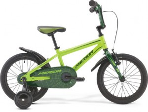 Детский велосипед для мальчиков Merida Spider J16 16 (2017) Green dark green