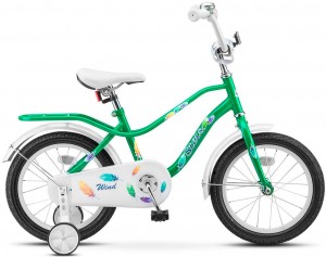 Детский велосипед для девочек Stels Wind 9.5 (2017) Green