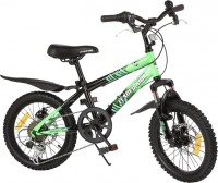 Детский велосипед для мальчиков Leader Kids G16A333 Green black